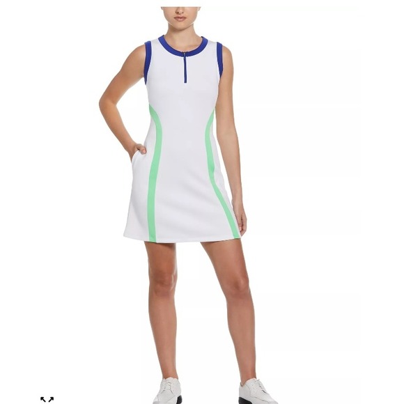 PGA Tour Dresses & Skirts - NWT PGA TOUR Women's Colorblock Sleeveless Golf Dress‎ With Pockets,Medium
